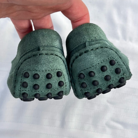 M. GEMI Felize green suede driving loafers size 36 - Picture 4 of 11